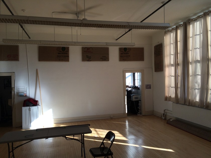 sound baffles in studio