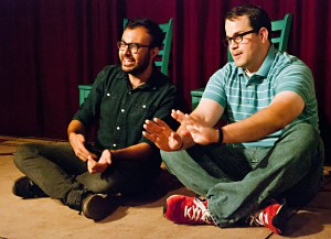 brian and nauder of OK Stupid; photo by Kirk Martini